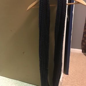 Navy blue infinity scarf